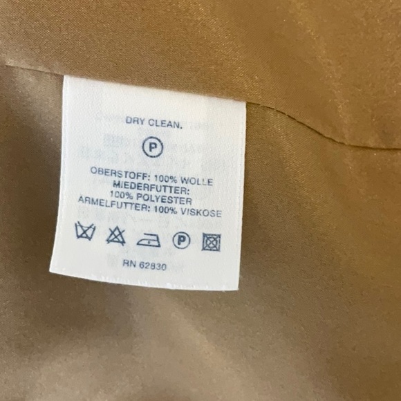 Lands’ End Wool Blazer Jacket Tan Size 16 - Picture 6 of 15